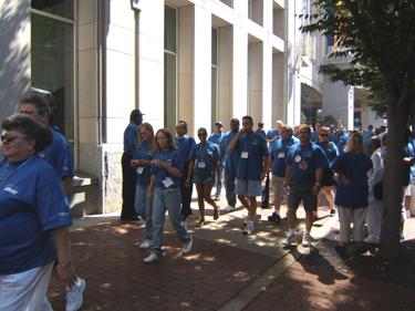 PMAPWU delegates join the protest of Philadelphia's excessing