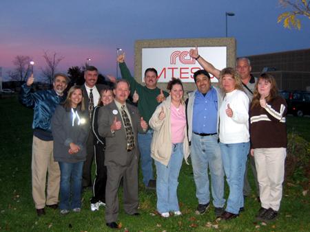 The whole gang gives a thumbs up to the good news.