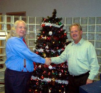 President Richards and Secretary Treasurer Desi Neurohr