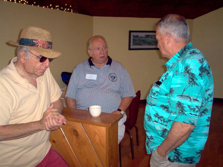 Members chatting.
