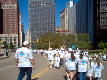 Here we go, down the avenue, feeling great!