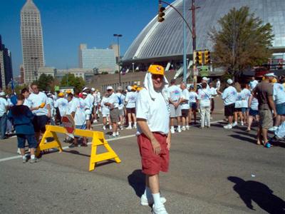 A new image for the towel on the head!