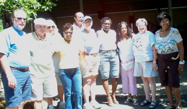 Some of the chapter members in attendance that day