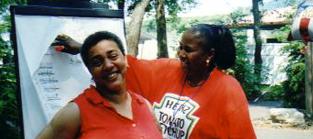 Bonita Wilmore and Dora Teasley