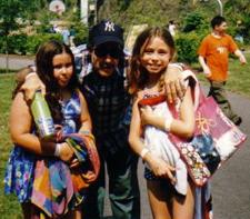 John Geisler and daughters